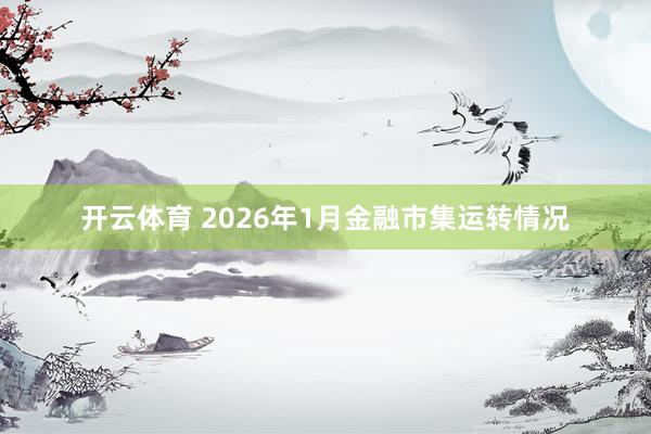 开云体育 2026年1月金融市集运转情况