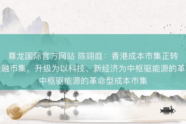 尊龙国际官方网站 陈翊庭：香港成本市集正转型，从传统金融市集，升级为以科技、新经济为中枢驱能源的革命型成本市集